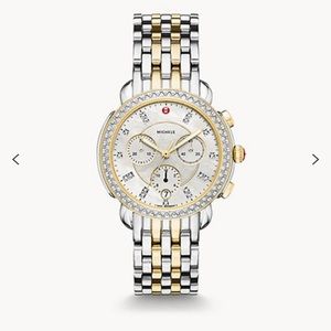 Michele Two Tone Watch